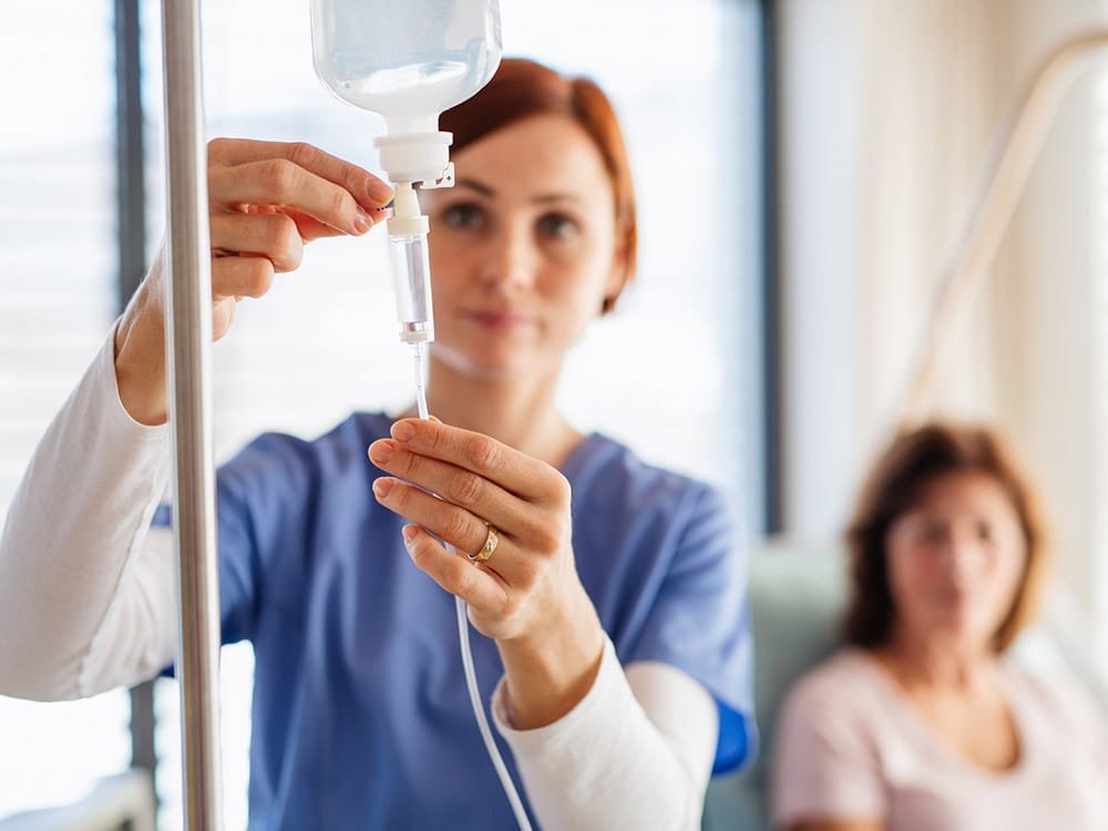 NAD+ IV drip therapy at home in Dubai’s JBR