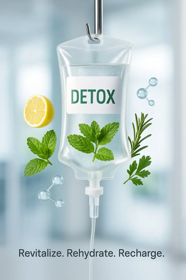 IV detox at home in Dubai for quick toxin removal,